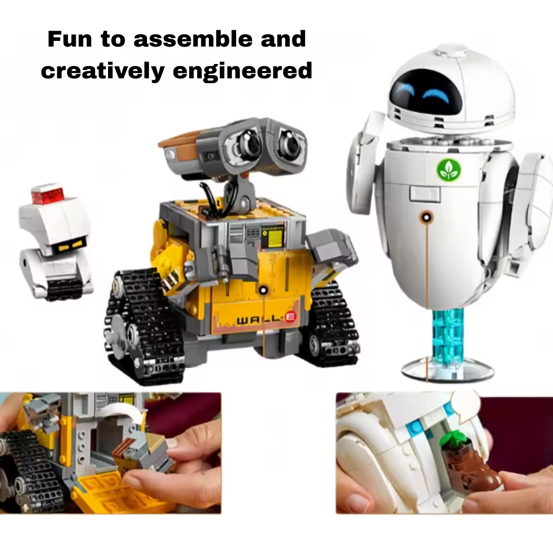 The cutest robot couple for your desk